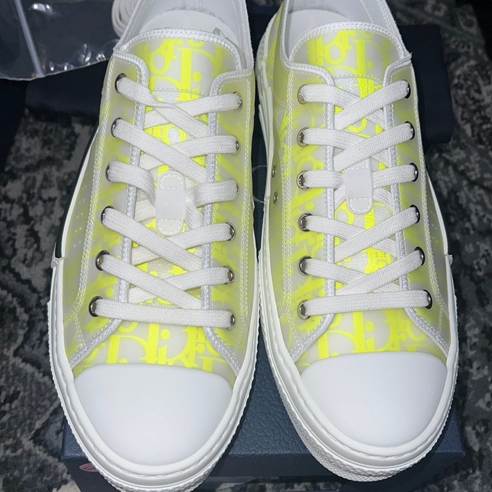 Never worn B23 Oblique yellow low top sneakers
